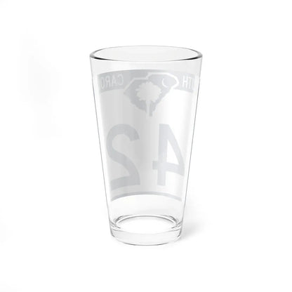 South Carolina 42 (South Carolina) (Road Sign) Pint Glass 16oz - Go Mug Yourself