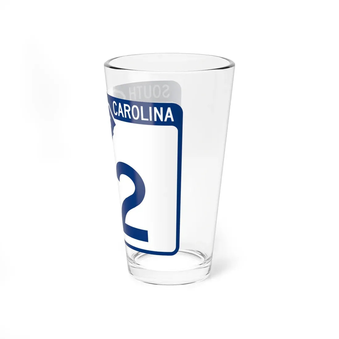South Carolina 42 (South Carolina) (Road Sign) Pint Glass 16oz - Go Mug Yourself