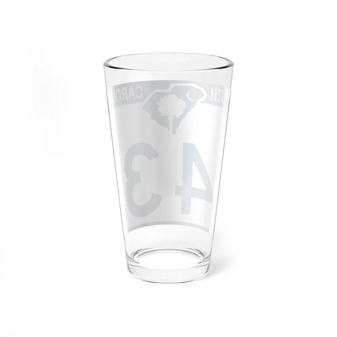 South Carolina 43 (South Carolina) (Road Sign) Pint Glass 16oz - Go Mug Yourself