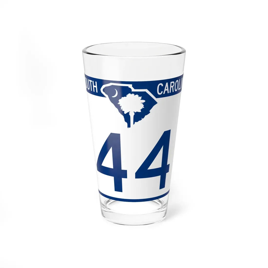 South Carolina 44 (South Carolina) (Road Sign) Pint Glass 16oz 16oz - Go Mug Yourself