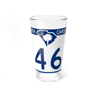 South Carolina 46 (South Carolina) (Road Sign) Pint Glass 16oz 16oz - Go Mug Yourself