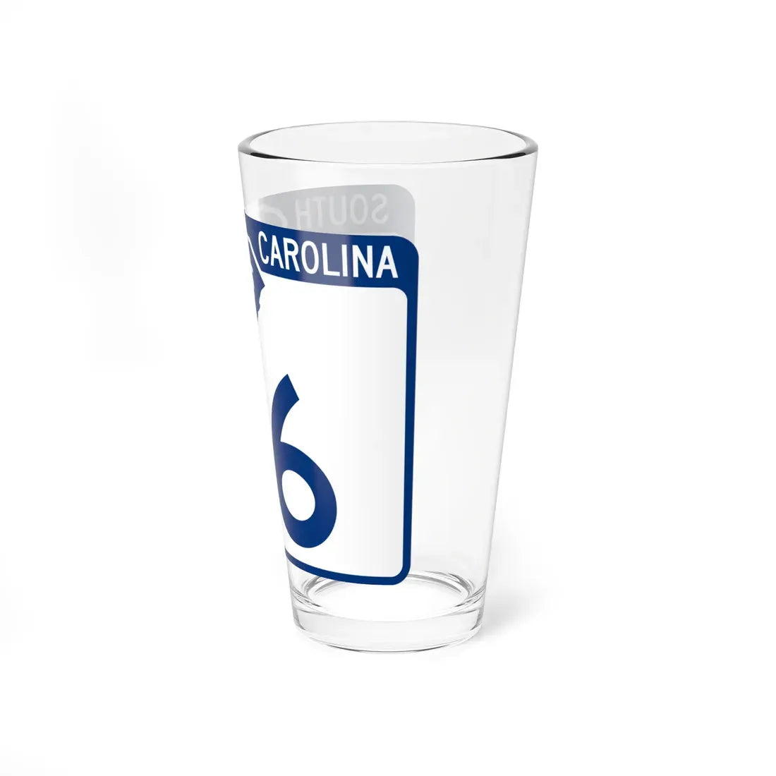 South Carolina 46 (South Carolina) (Road Sign) Pint Glass 16oz - Go Mug Yourself