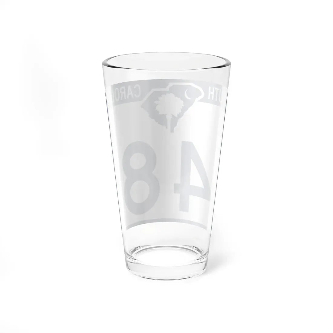 South Carolina 48 (South Carolina) (Road Sign) Pint Glass 16oz - Go Mug Yourself