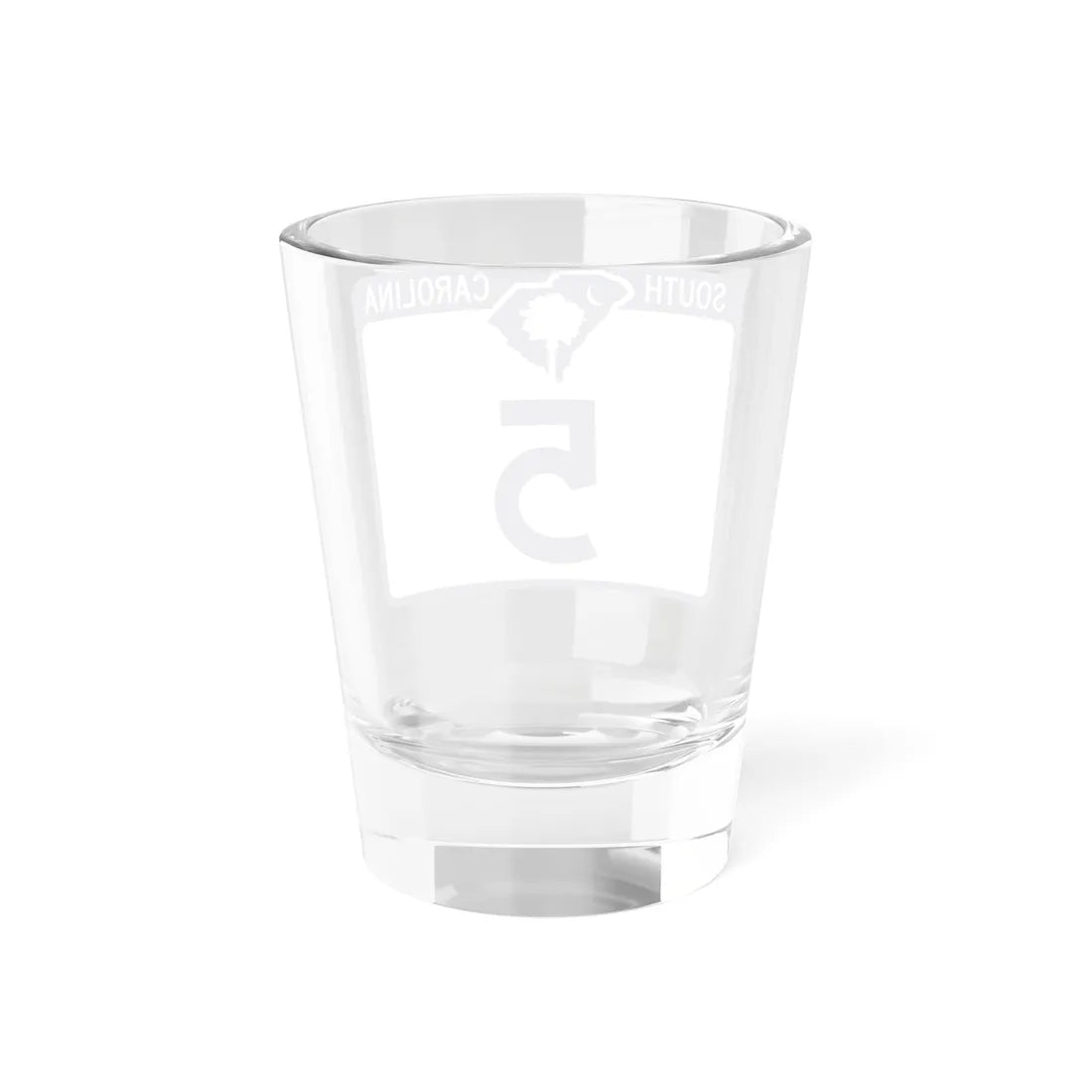 South Carolina 5 (South Carolina) (Road Sign) Shot Glass 1.5oz - Go Mug Yourself