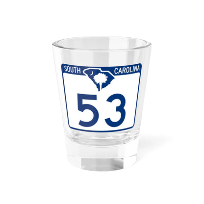 South Carolina 53 (South Carolina) (Road Sign) Shot Glass 1.5oz 1.5oz - Go Mug Yourself