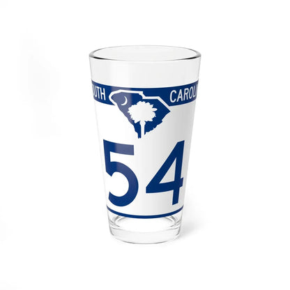 South Carolina 54 (South Carolina) (Road Sign) Pint Glass 16oz 16oz - Go Mug Yourself