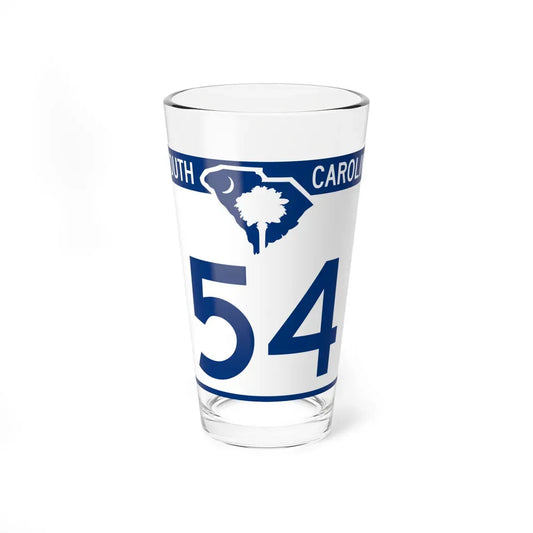South Carolina 54 (South Carolina) (Road Sign) Pint Glass 16oz 16oz - Go Mug Yourself