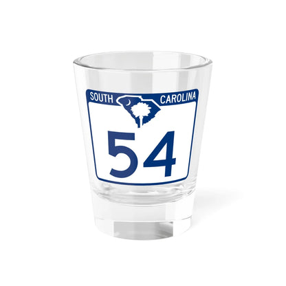South Carolina 54 (South Carolina) (Road Sign) Shot Glass 1.5oz 1.5oz - Go Mug Yourself