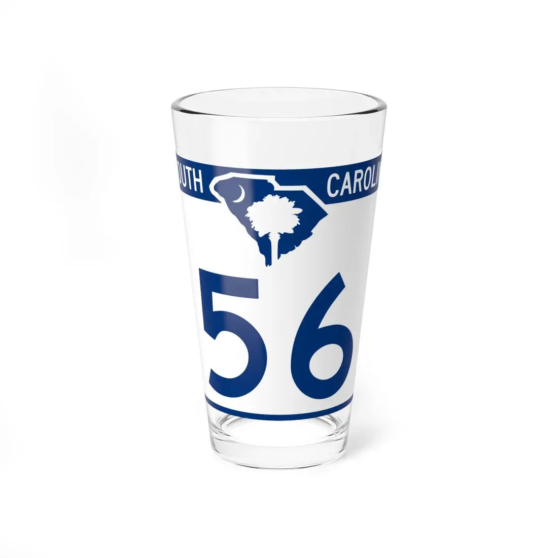 South Carolina 56 (South Carolina) (Road Sign) Pint Glass 16oz 16oz - Go Mug Yourself