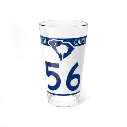 South Carolina 56 (South Carolina) (Road Sign) Pint Glass 16oz 16oz - Go Mug Yourself
