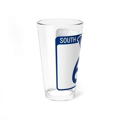 South Carolina 61 (South Carolina) (Road Sign) Pint Glass 16oz - Go Mug Yourself
