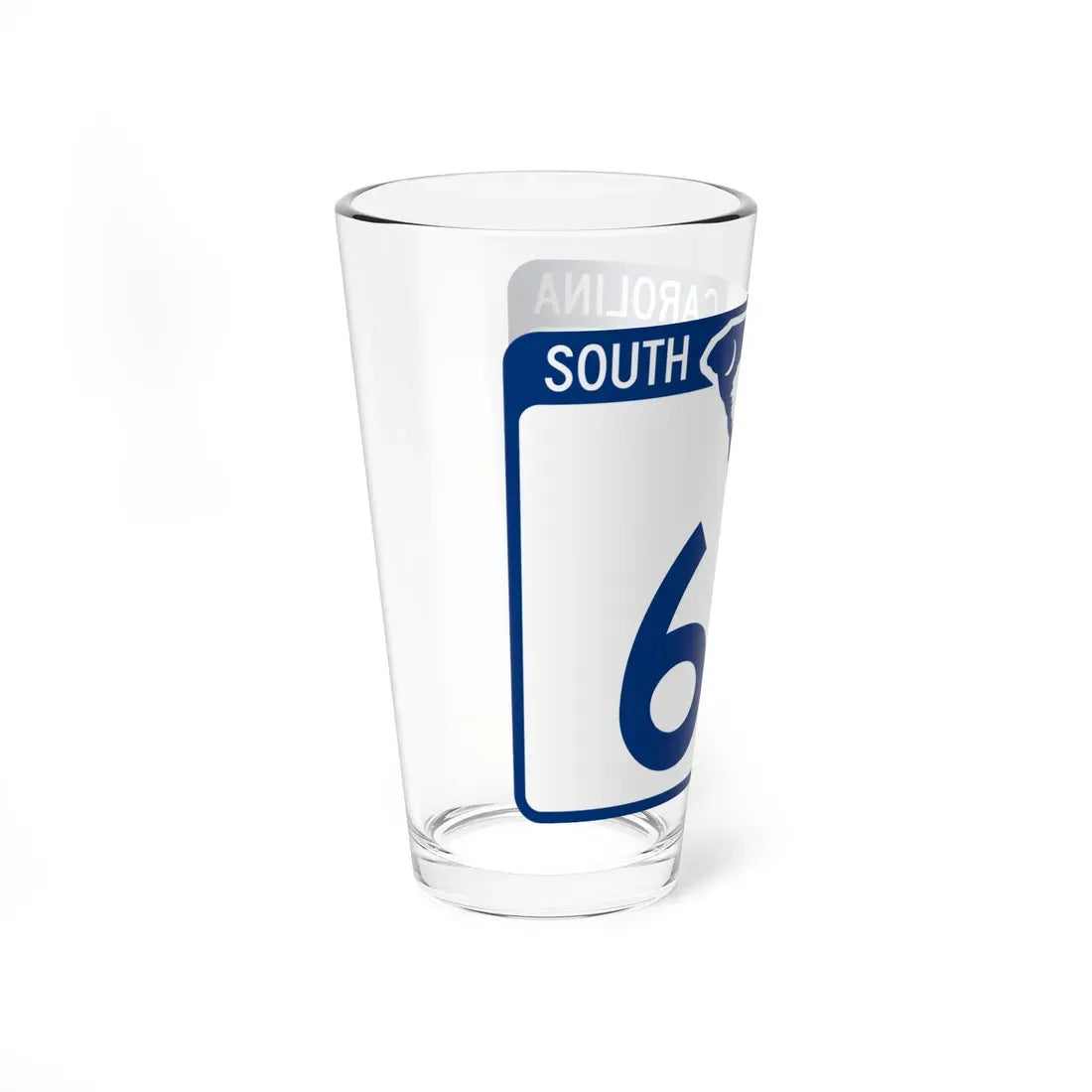South Carolina 62 (South Carolina) (Road Sign) Pint Glass 16oz - Go Mug Yourself