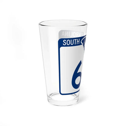 South Carolina 63 (South Carolina) (Road Sign) Pint Glass 16oz - Go Mug Yourself
