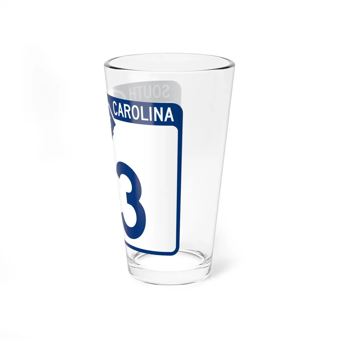 South Carolina 63 (South Carolina) (Road Sign) Pint Glass 16oz - Go Mug Yourself