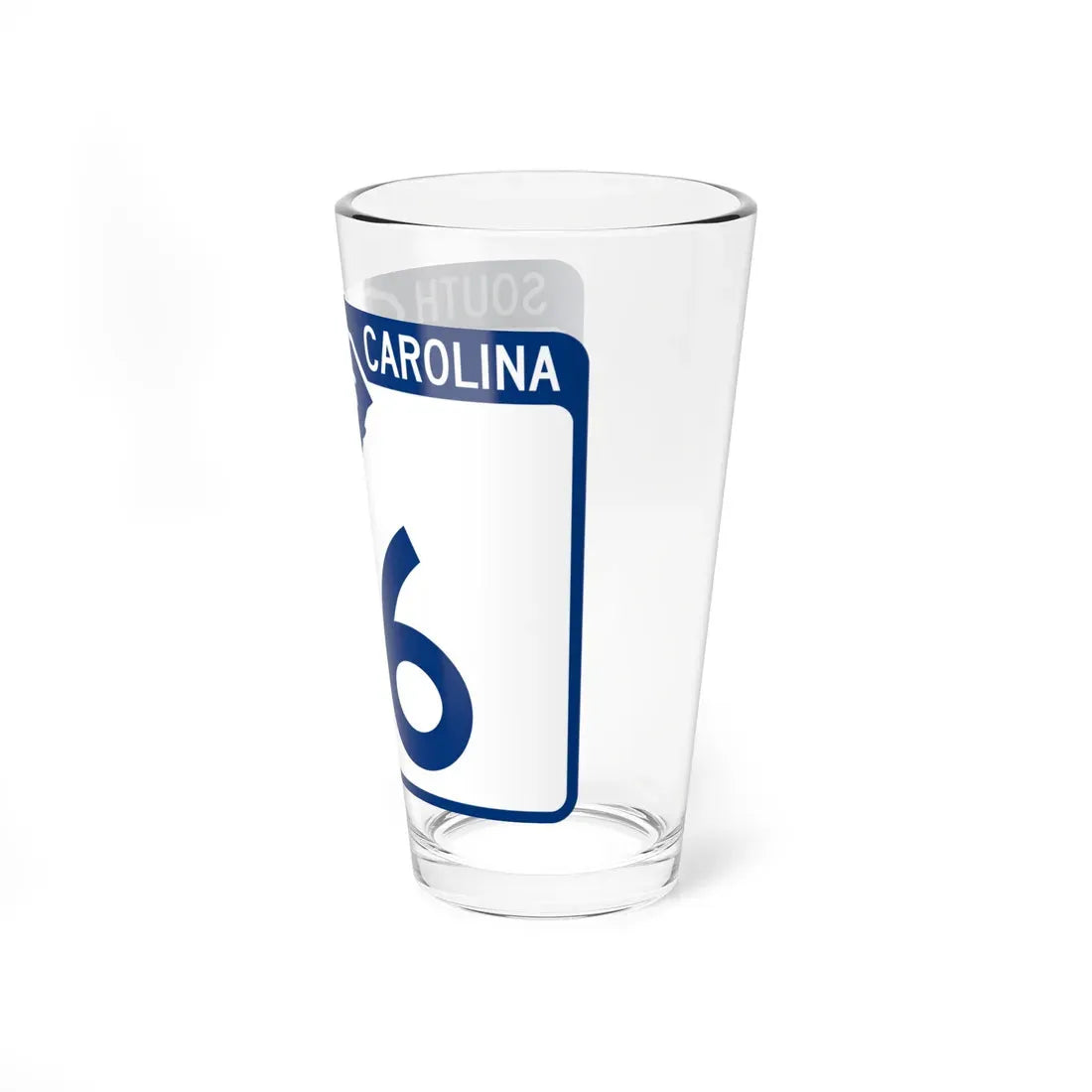 South Carolina 66 (South Carolina) (Road Sign) Pint Glass 16oz - Go Mug Yourself