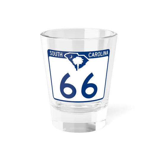 South Carolina 66 (South Carolina) (Road Sign) Shot Glass 1.5oz 1.5oz - Go Mug Yourself
