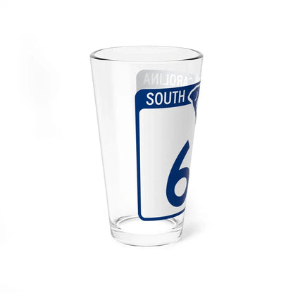 South Carolina 68 (South Carolina) (Road Sign) Pint Glass 16oz - Go Mug Yourself