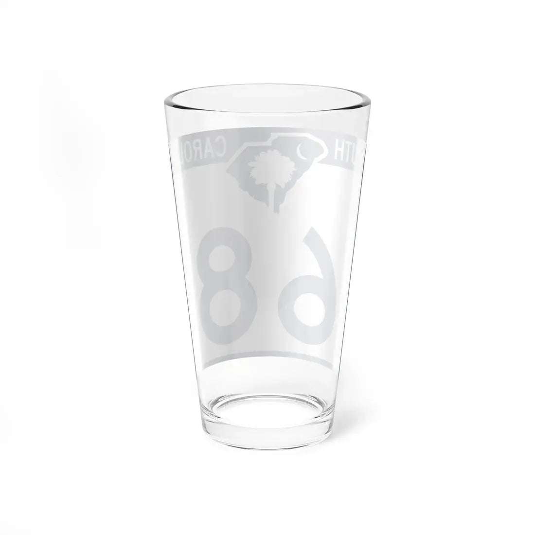 South Carolina 68 (South Carolina) (Road Sign) Pint Glass 16oz - Go Mug Yourself