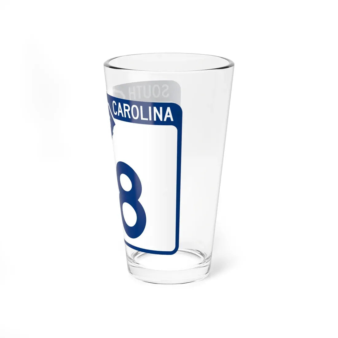 South Carolina 68 (South Carolina) (Road Sign) Pint Glass 16oz - Go Mug Yourself