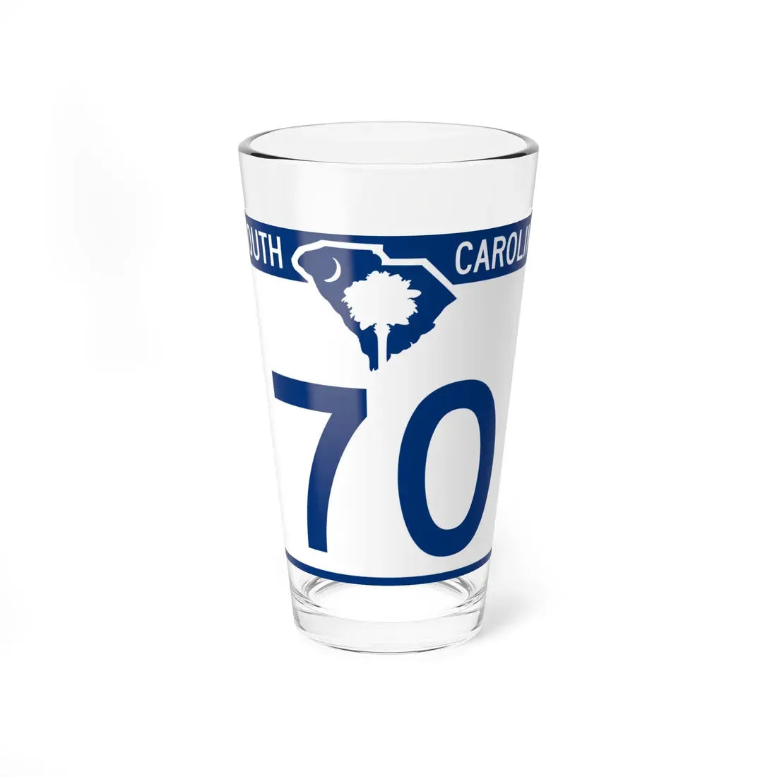 South Carolina 70 (South Carolina) (Road Sign) Pint Glass 16oz 16oz - Go Mug Yourself