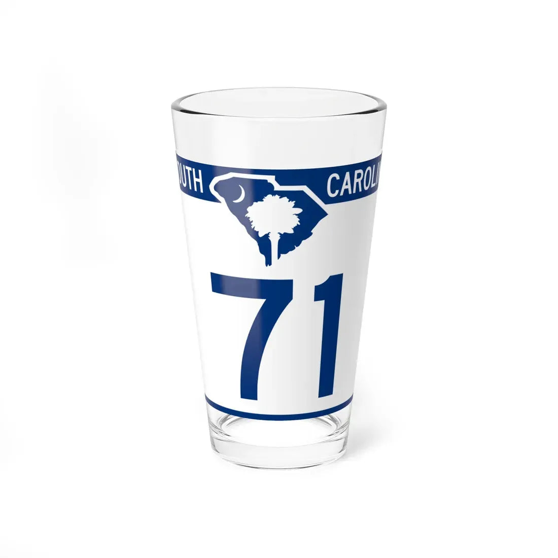 South Carolina 71 (South Carolina) (Road Sign) Pint Glass 16oz 16oz - Go Mug Yourself