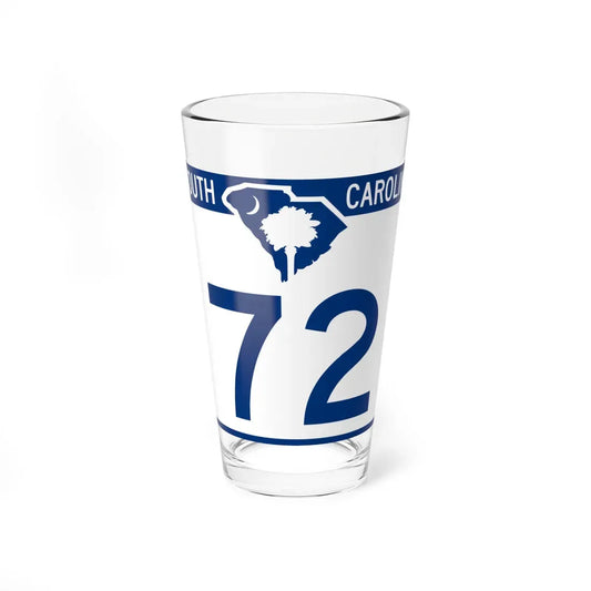 South Carolina 72 (South Carolina) (Road Sign) Pint Glass 16oz 16oz - Go Mug Yourself