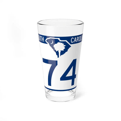 South Carolina 74 (South Carolina) (Road Sign) Pint Glass 16oz 16oz - Go Mug Yourself