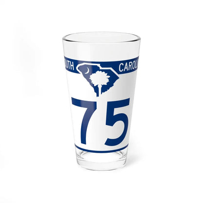 South Carolina 75 (South Carolina) (Road Sign) Pint Glass 16oz 16oz - Go Mug Yourself