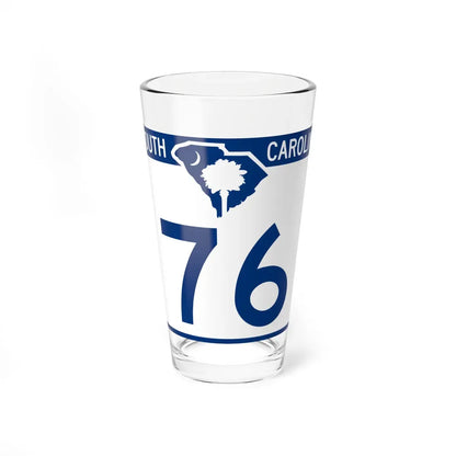 South Carolina 76 (South Carolina) (Road Sign) Pint Glass 16oz 16oz - Go Mug Yourself