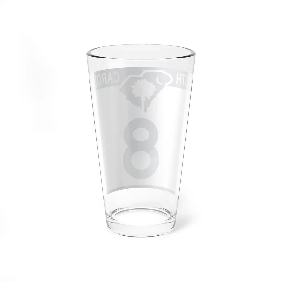 South Carolina 8 (South Carolina) (Road Sign) Pint Glass 16oz - Go Mug Yourself
