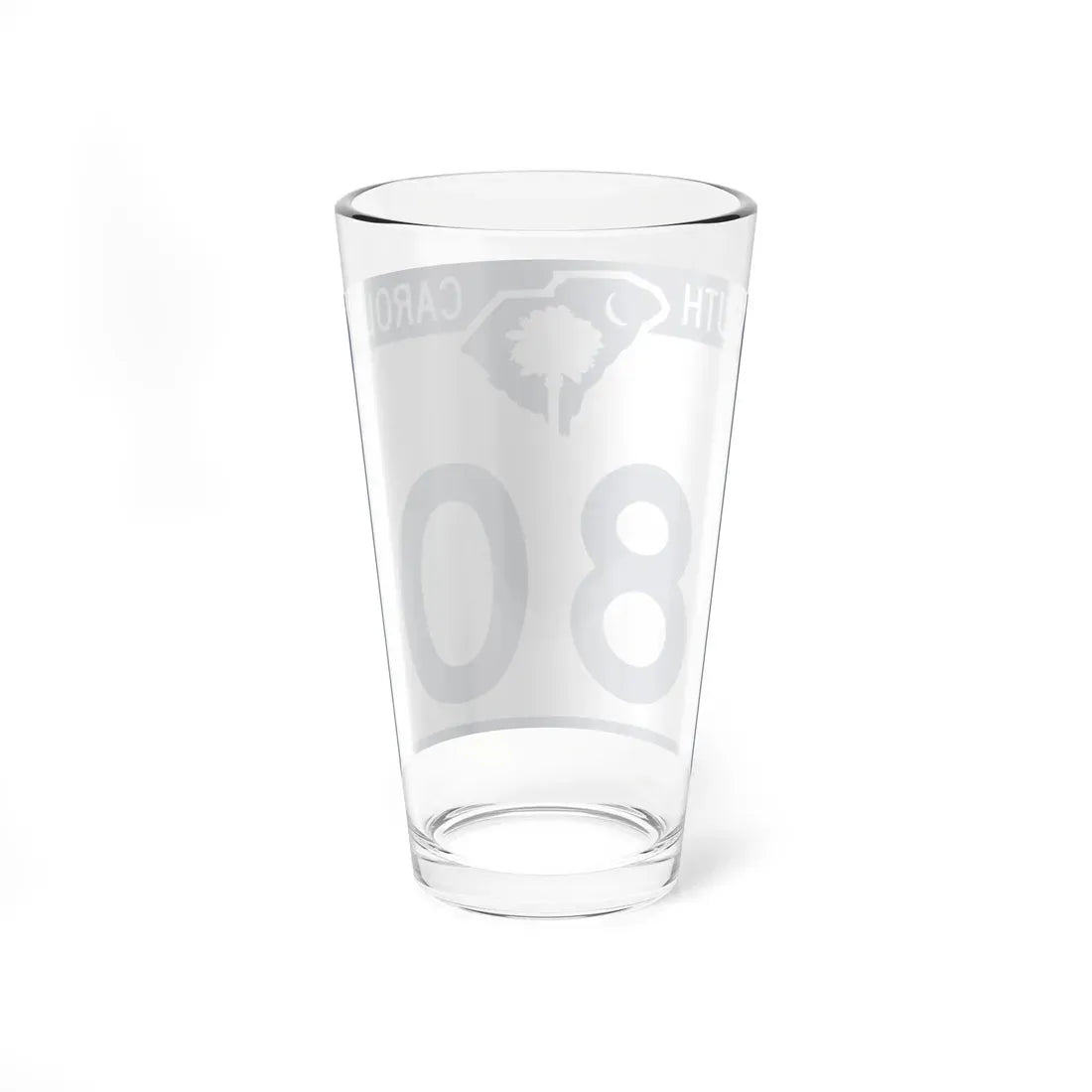 South Carolina 80 (South Carolina) (Road Sign) Pint Glass 16oz - Go Mug Yourself