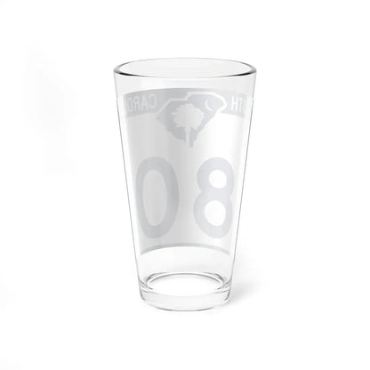 South Carolina 80 (South Carolina) (Road Sign) Pint Glass 16oz - Go Mug Yourself