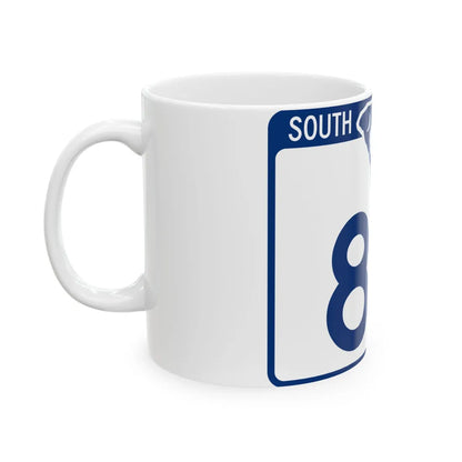 South Carolina 80 (South Carolina) (Road Sign) White Coffee Mug - Go Mug Yourself