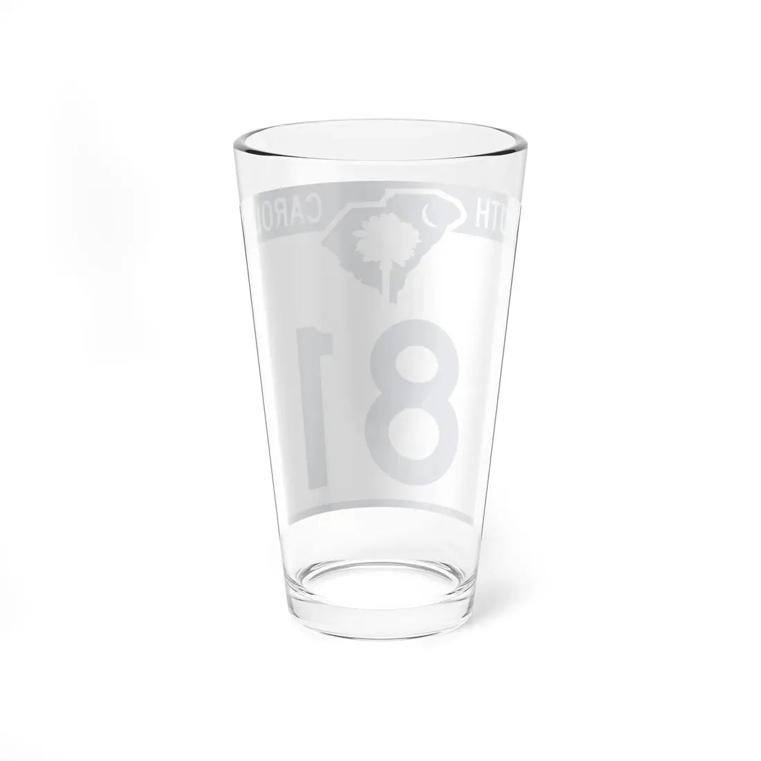 South Carolina 81 (South Carolina) (Road Sign) Pint Glass 16oz - Go Mug Yourself