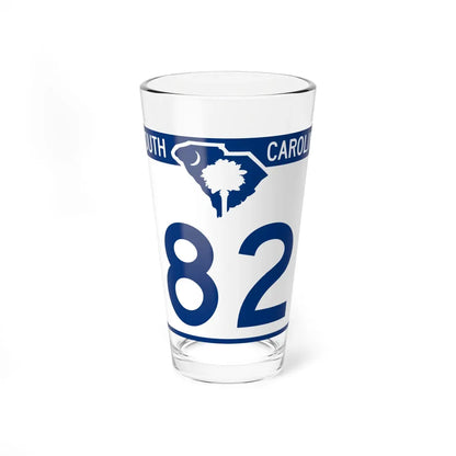South Carolina 82 (South Carolina) (Road Sign) Pint Glass 16oz 16oz - Go Mug Yourself