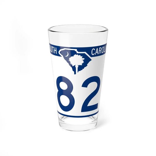 South Carolina 82 (South Carolina) (Road Sign) Pint Glass 16oz 16oz - Go Mug Yourself