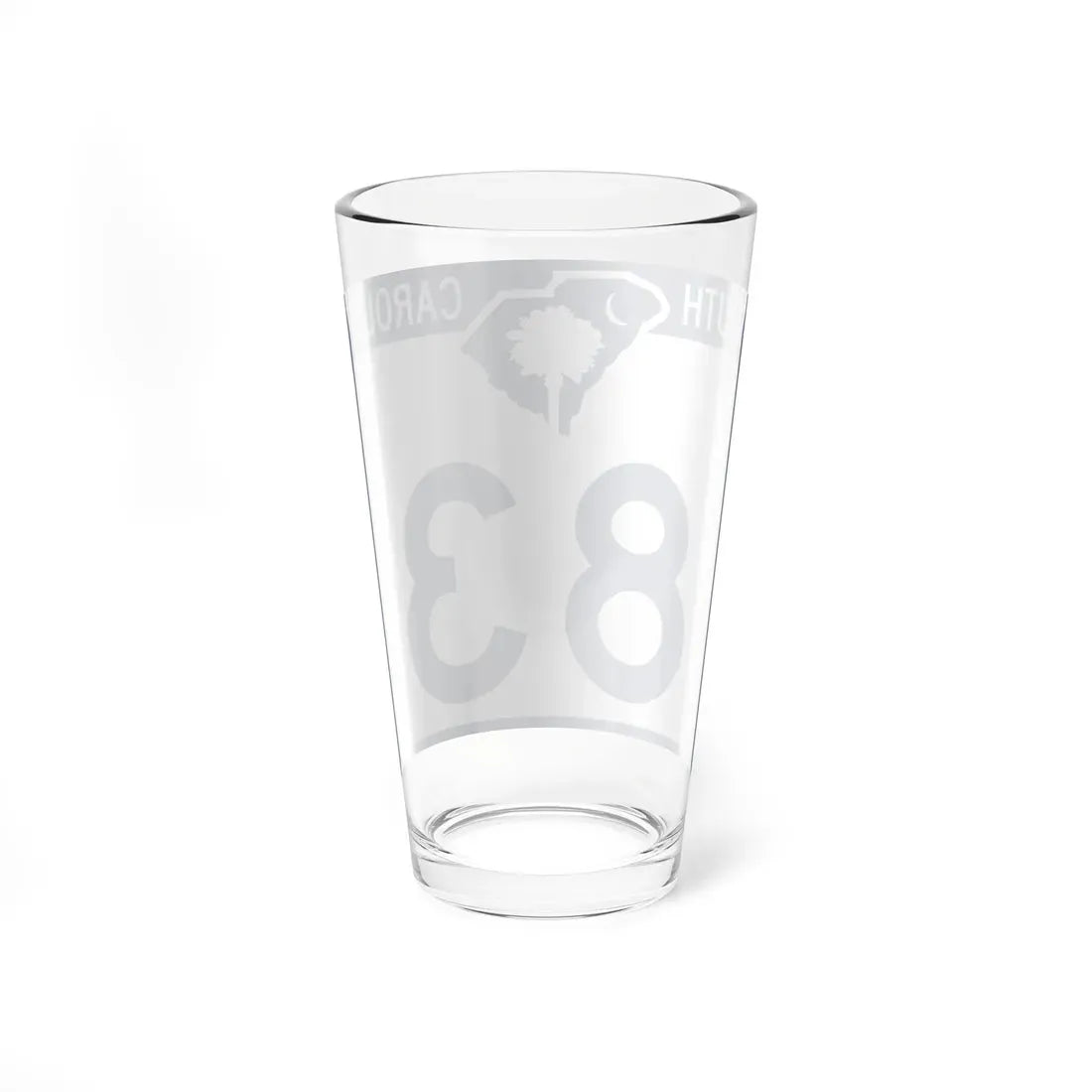 South Carolina 83 (South Carolina) (Road Sign) Pint Glass 16oz - Go Mug Yourself