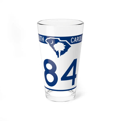 South Carolina 84 (South Carolina) (Road Sign) Pint Glass 16oz 16oz - Go Mug Yourself