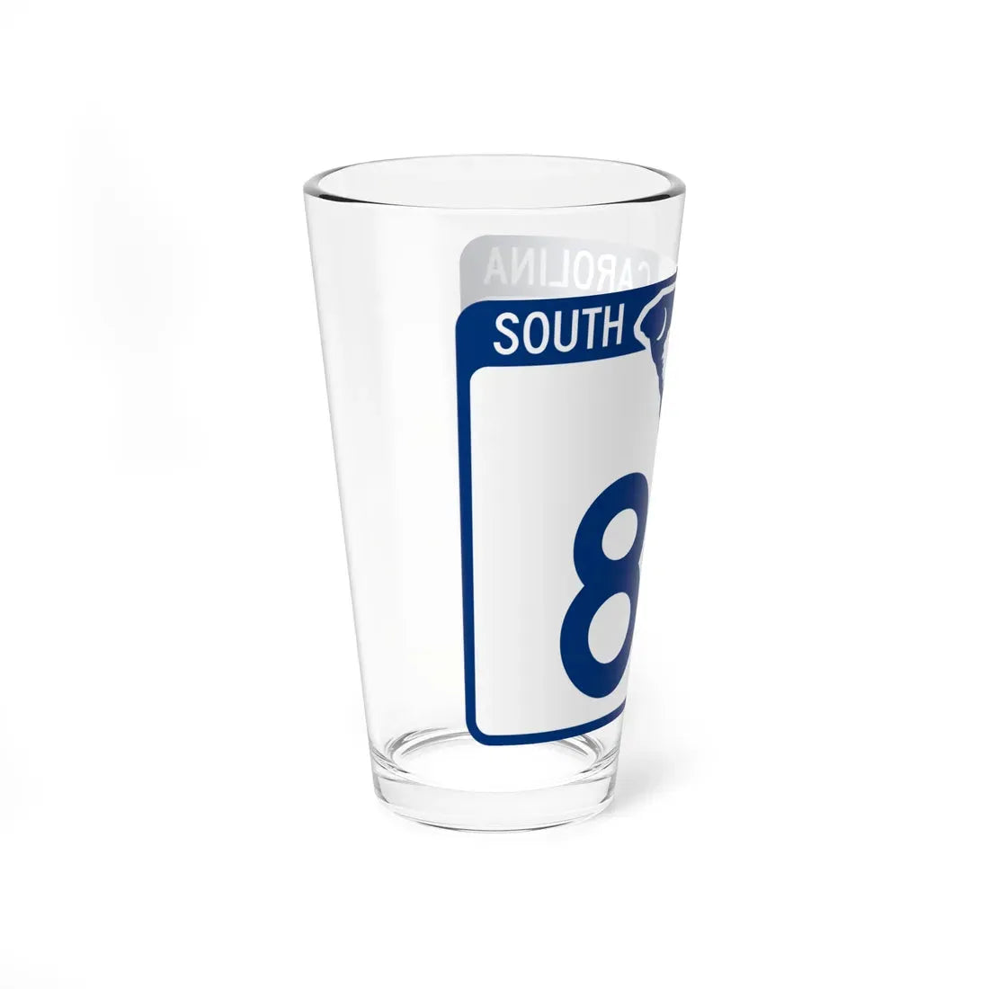 South Carolina 84 (South Carolina) (Road Sign) Pint Glass 16oz - Go Mug Yourself