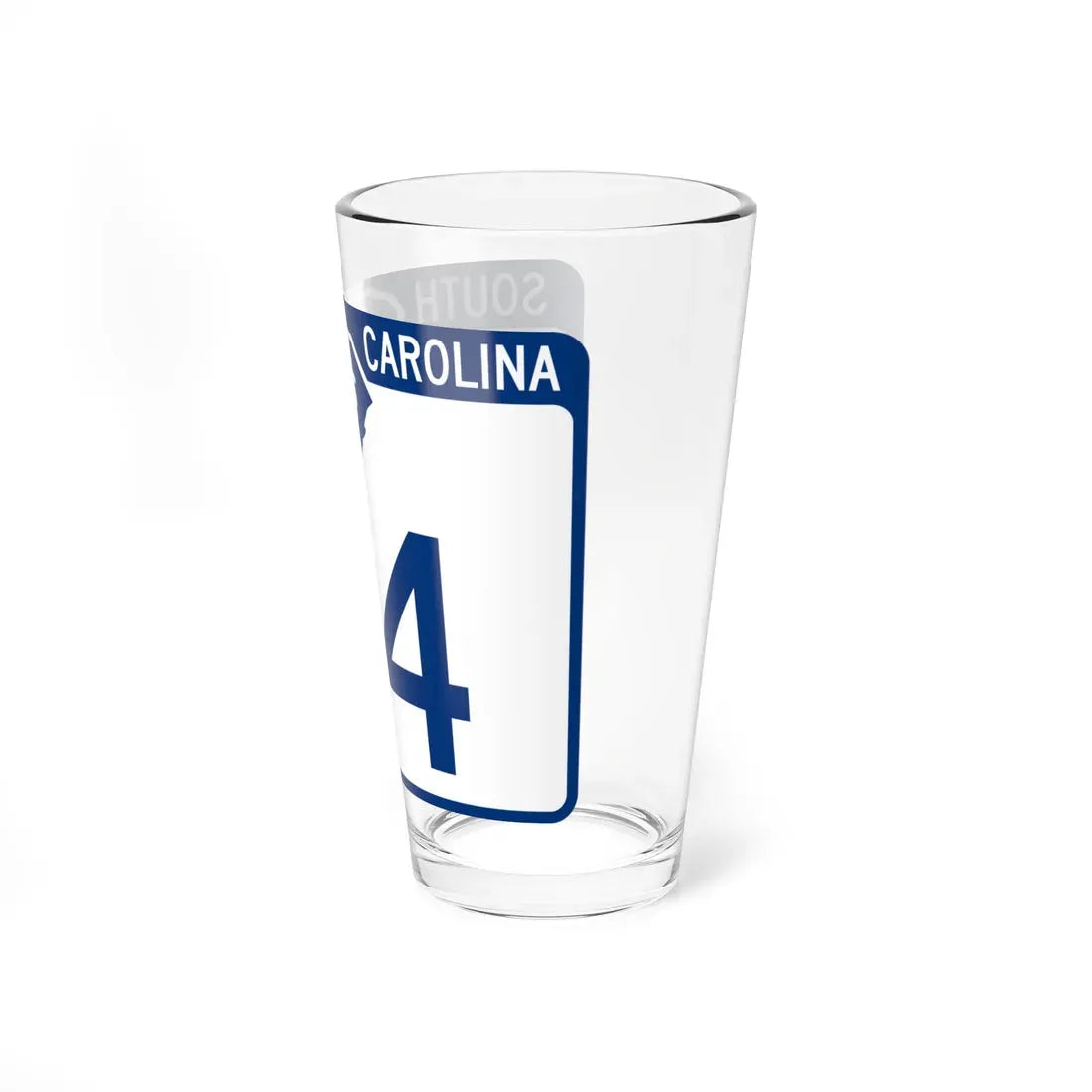 South Carolina 84 (South Carolina) (Road Sign) Pint Glass 16oz - Go Mug Yourself