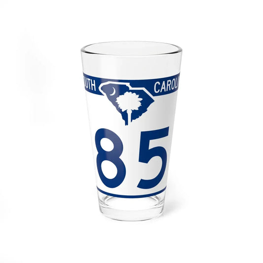South Carolina 85 (South Carolina) (Road Sign) Pint Glass 16oz 16oz - Go Mug Yourself