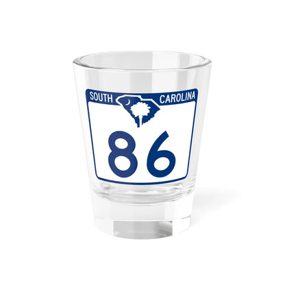 South Carolina 86 (South Carolina) (Road Sign) Shot Glass 1.5oz 1.5oz - Go Mug Yourself