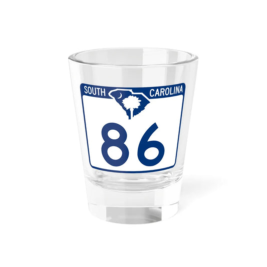South Carolina 86 (South Carolina) (Road Sign) Shot Glass 1.5oz 1.5oz - Go Mug Yourself