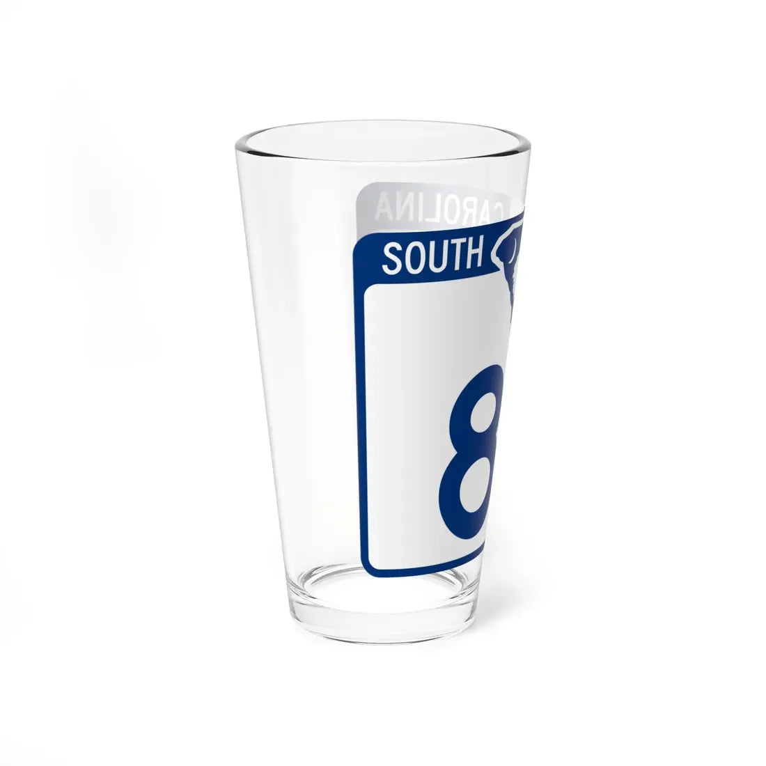 South Carolina 87 (South Carolina) (Road Sign) Pint Glass 16oz - Go Mug Yourself
