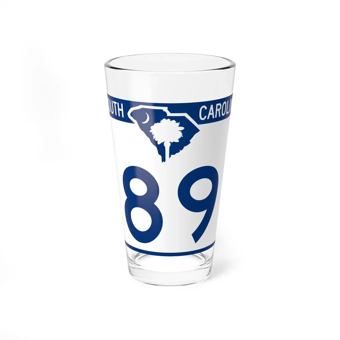 South Carolina 89 (South Carolina) (Road Sign) Pint Glass 16oz 16oz - Go Mug Yourself