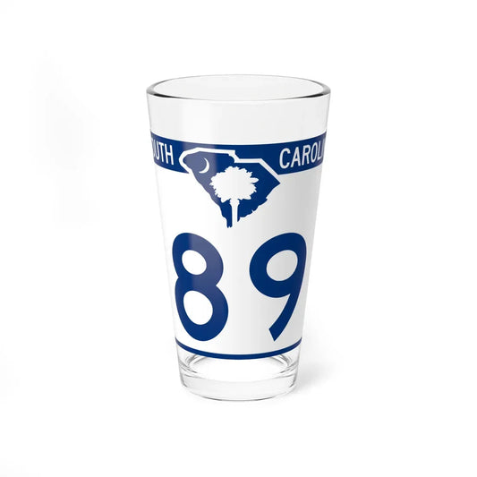 South Carolina 89 (South Carolina) (Road Sign) Pint Glass 16oz 16oz - Go Mug Yourself