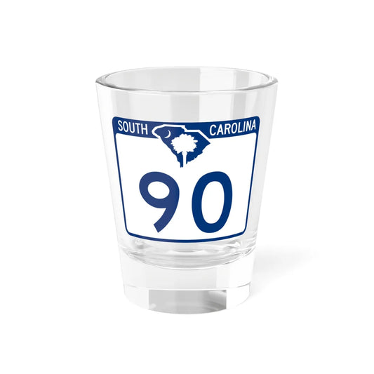 South Carolina 90 (South Carolina) (Road Sign) Shot Glass 1.5oz 1.5oz - Go Mug Yourself
