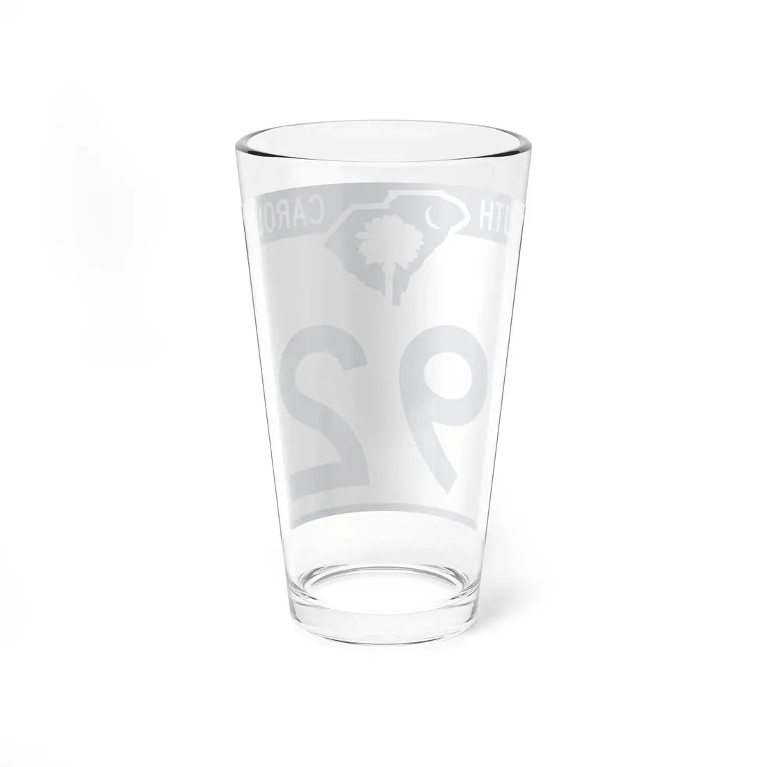 South Carolina 92 (South Carolina) (Road Sign) Pint Glass 16oz - Go Mug Yourself