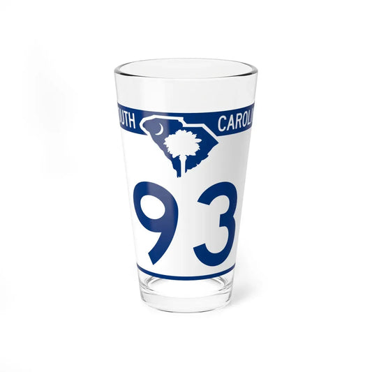 South Carolina 93 (South Carolina) (Road Sign) Pint Glass 16oz 16oz - Go Mug Yourself