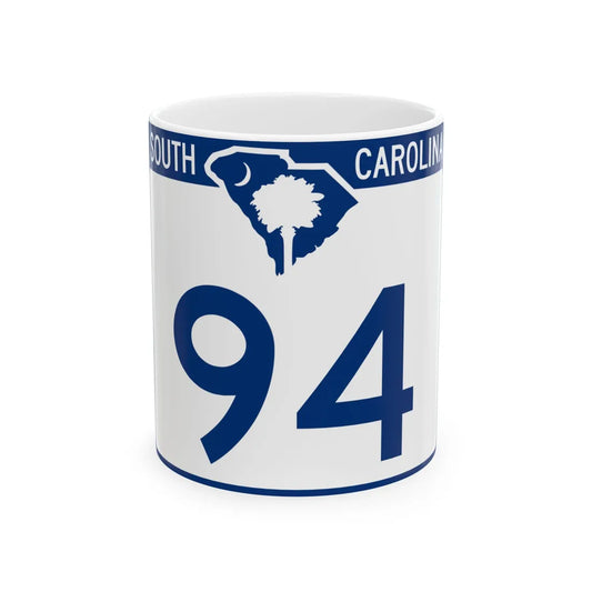 South Carolina 94 (South Carolina) (Road Sign) White Coffee Mug 11oz - Go Mug Yourself